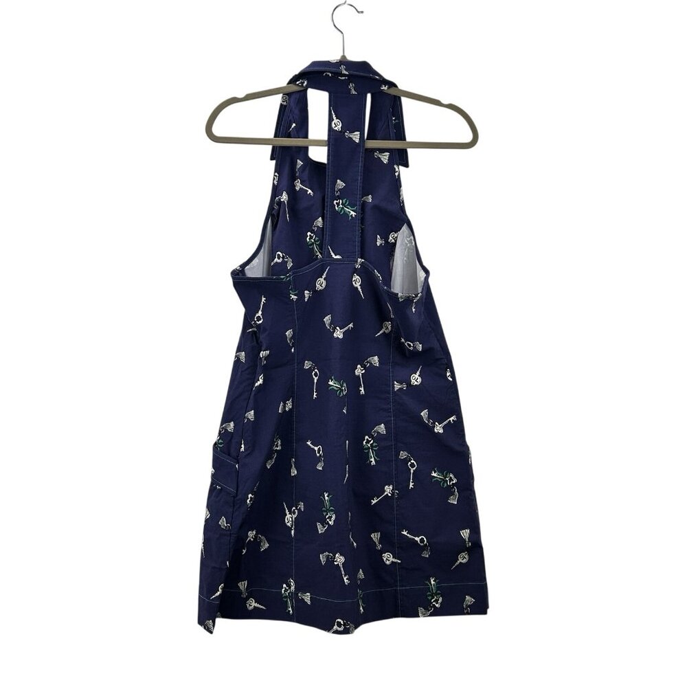 Maeve Anthropologie Women’s Large The Amelia Navy Collared Mini Dress NWT $148 - Picture 12 of 16
